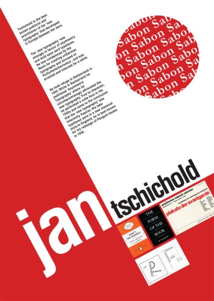 Ян Чихольд типографика плакат