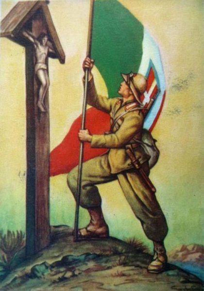 Агитационные плакаты фашистской Италии