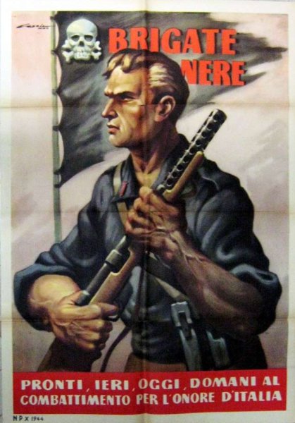 Плакаты фашистской Италии чернорубашечники