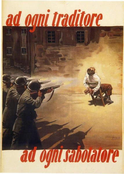 Итальянские военные плакаты второй мировой