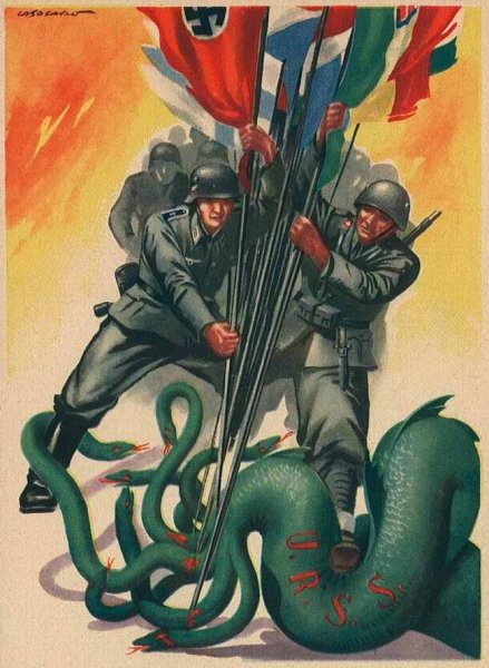 Итальянские пропагандистские плакаты второй мировой