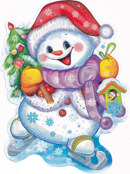 Новогодний Снеговик