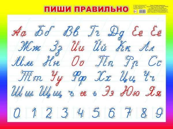 Письменные буквы