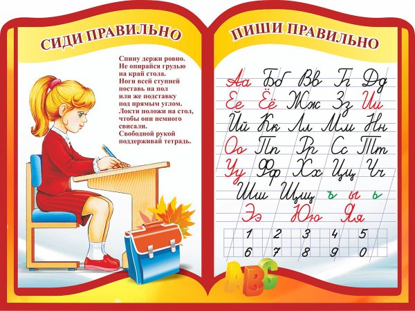 Сиди и пиши правильно плакат