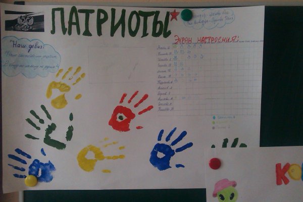 Уголок отряда в лагере