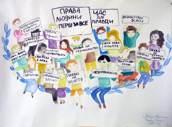 Права человека плакат