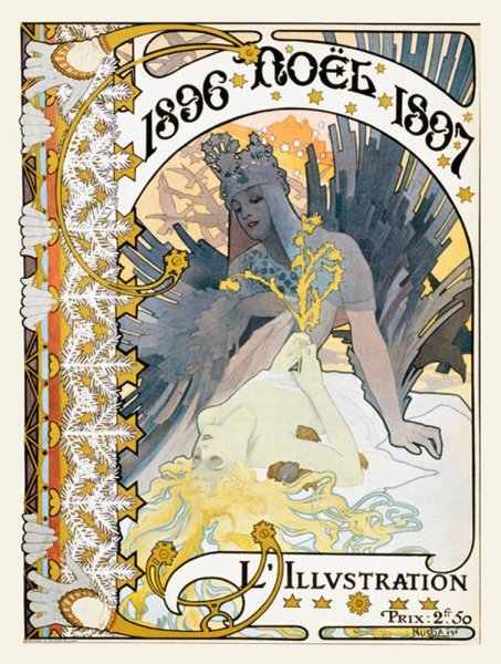 Альфонс Муха афиши для Сары Бернар