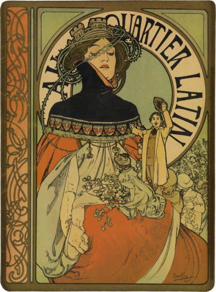 Альфонс Муха реклама Нестле