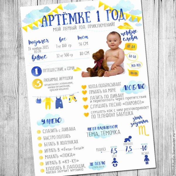 Метрика 1 год