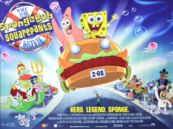 Губка Боб квадратные штаны надпись