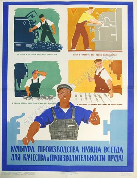 Культура производства плакат