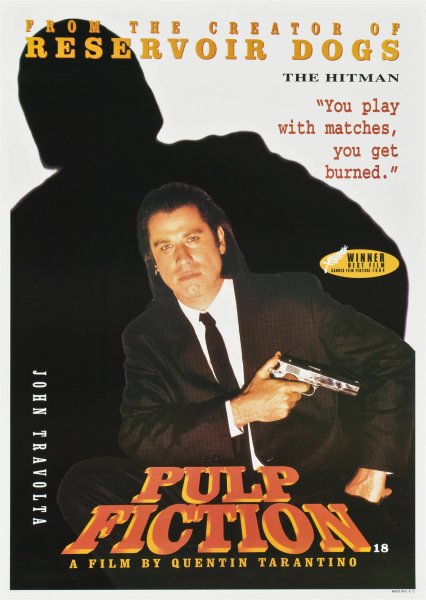 Квентин Тарантино Pulp Fiction poster