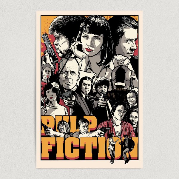 Pulp Fiction Постер арт