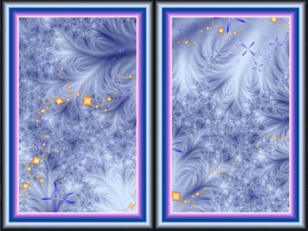 Морозные узоры на окне