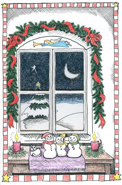 «Зима за окном.» Художник Тутунов Андрей