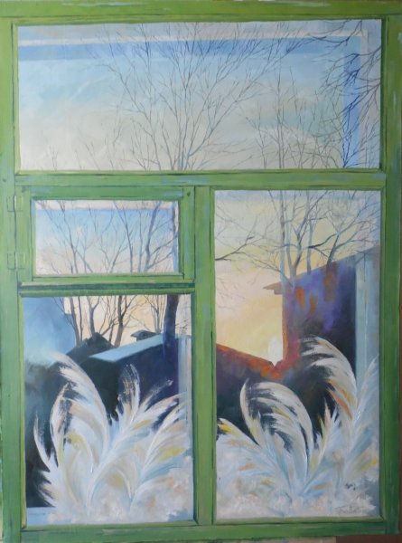 Кошки на окошке