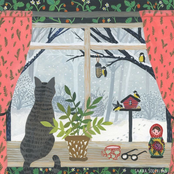 Иней на окне