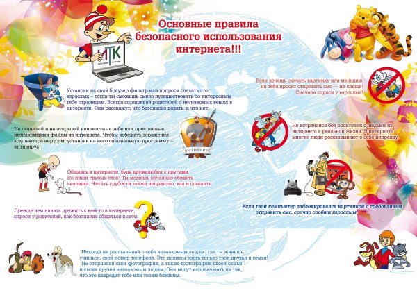 Правило безопасности в интернете