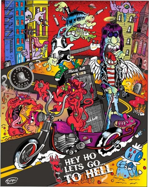 Постеры в стиле рок