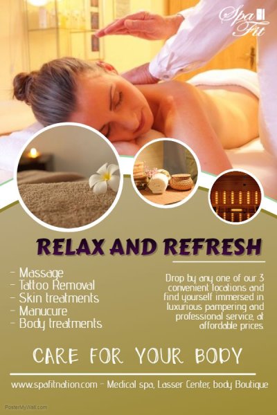 Вывеска массажного кабинета