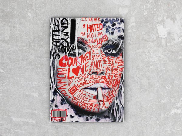 Плакат Нирвана с Куртом