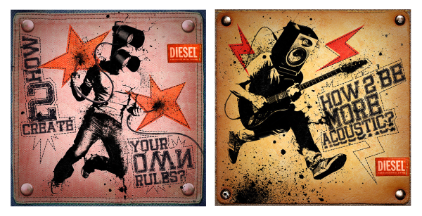 Постеры в стиле гранж