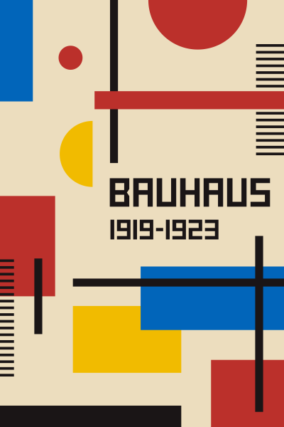 Плакаты дизайнеров Баухауз
