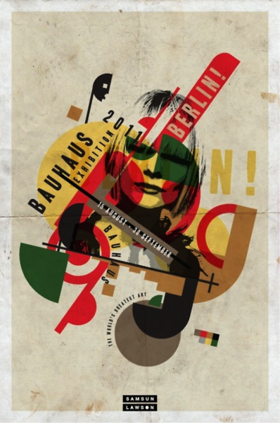Конструктивизм Баухауз плакаты