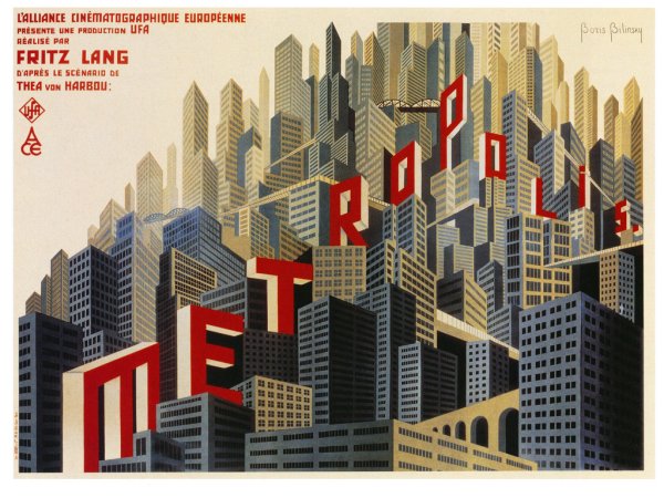 Метрополис Фриц Ланг 1927 Постер