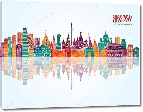 Графическое изображение Москвы