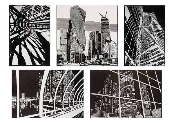 Композиция город