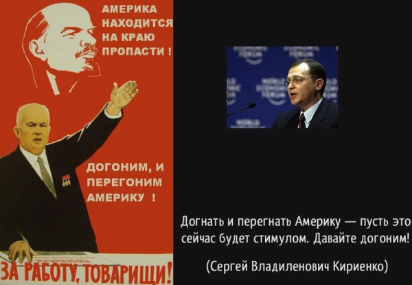 Лозунг догнать и перегнать Америку