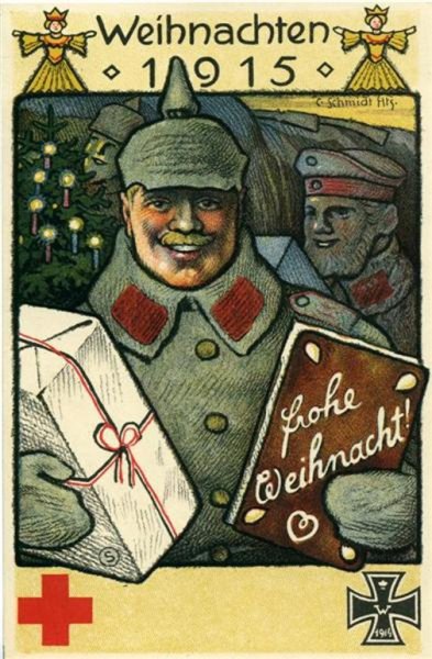 Новогодние открытки вермахта