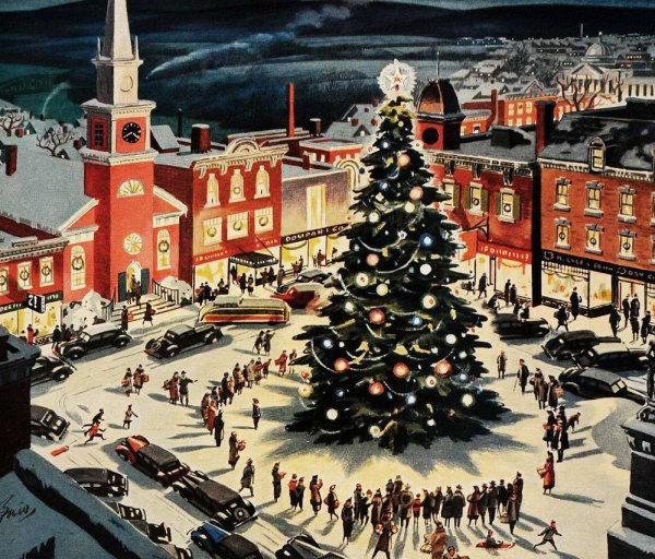 Новогодняя открытка по английскому языку