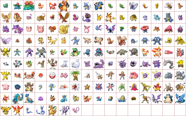 Покемон 1 151