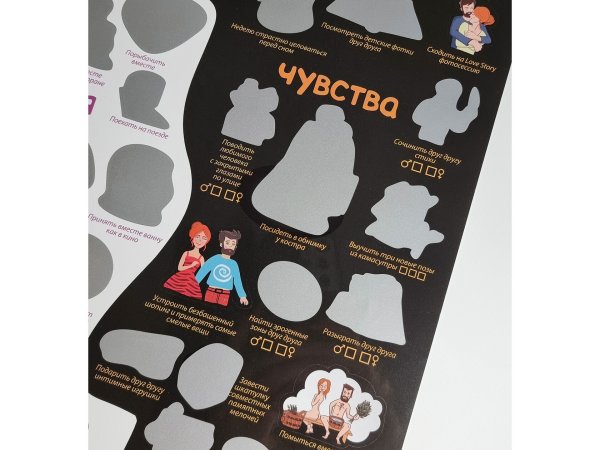 Скретч Постер для пары