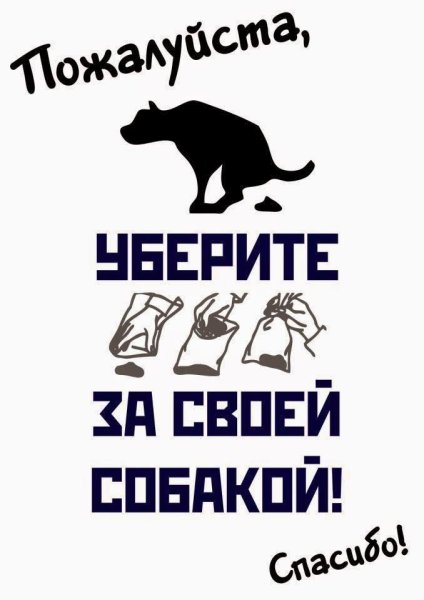 Убери за собакой