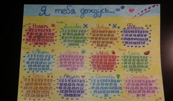 Календарь девушки солдата