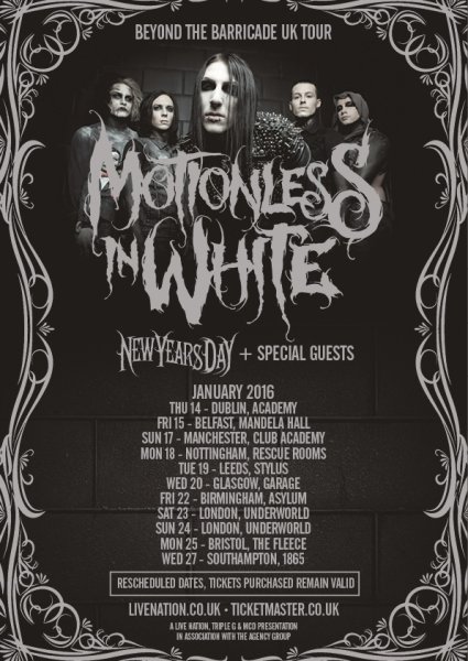 Металл плакаты Motionless in White