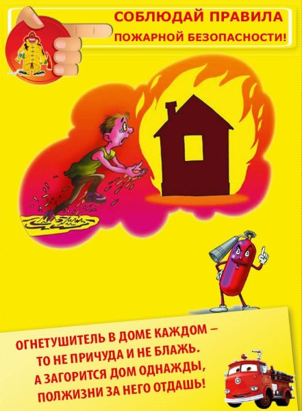 Пожарная безопасность плакат