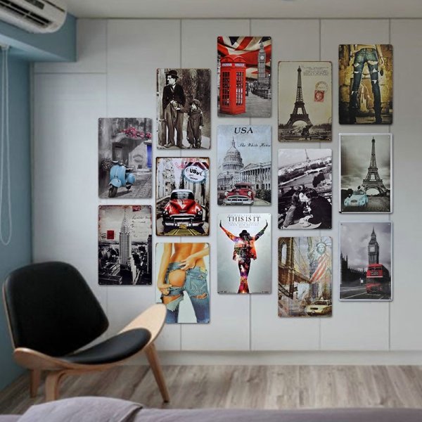 Стильные картины в спальню