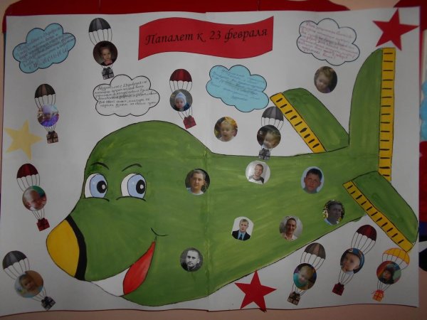 Плакат на 23 февраля