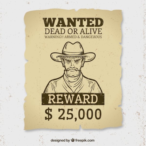 Плакат wanted