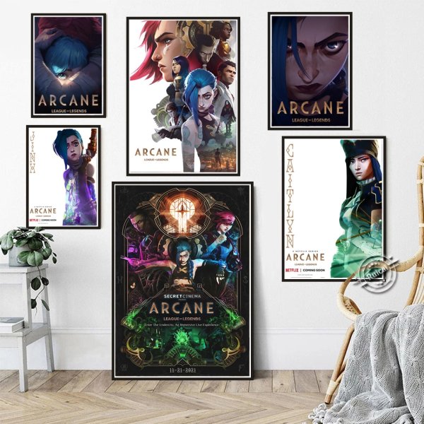 Arcane League of Legends Постер Netflix