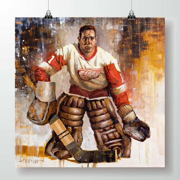 Хоккей рекламный плакат