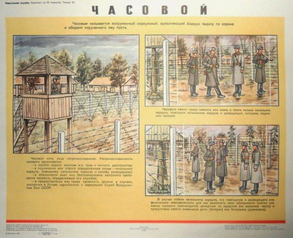 Караульная служба караул часовой пост