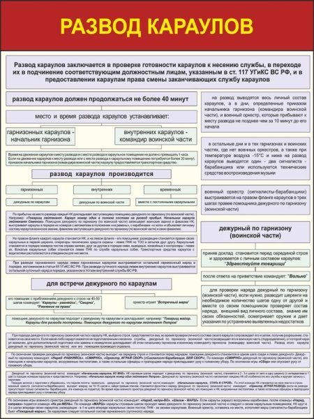 Обязанности начальника караула 2 караула МЧС России