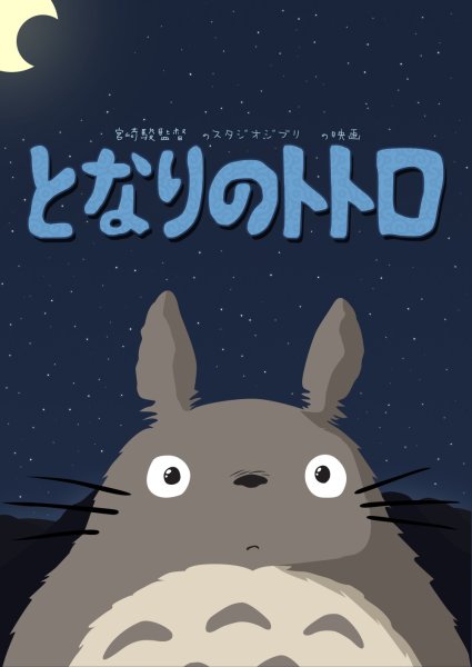 Хаяо Миядзаки мой сосед Тоторо Постер