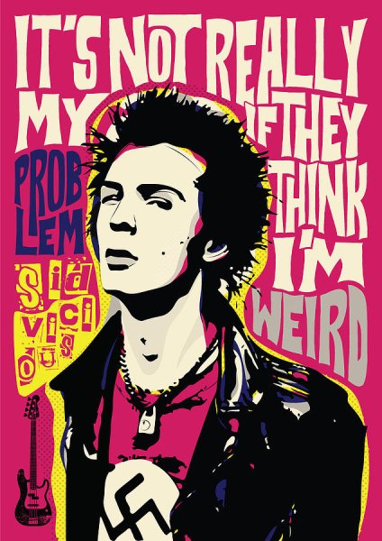 Плакаты в стиле панк