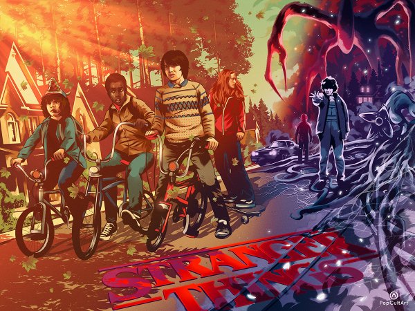 Обои stranger things на компьютер